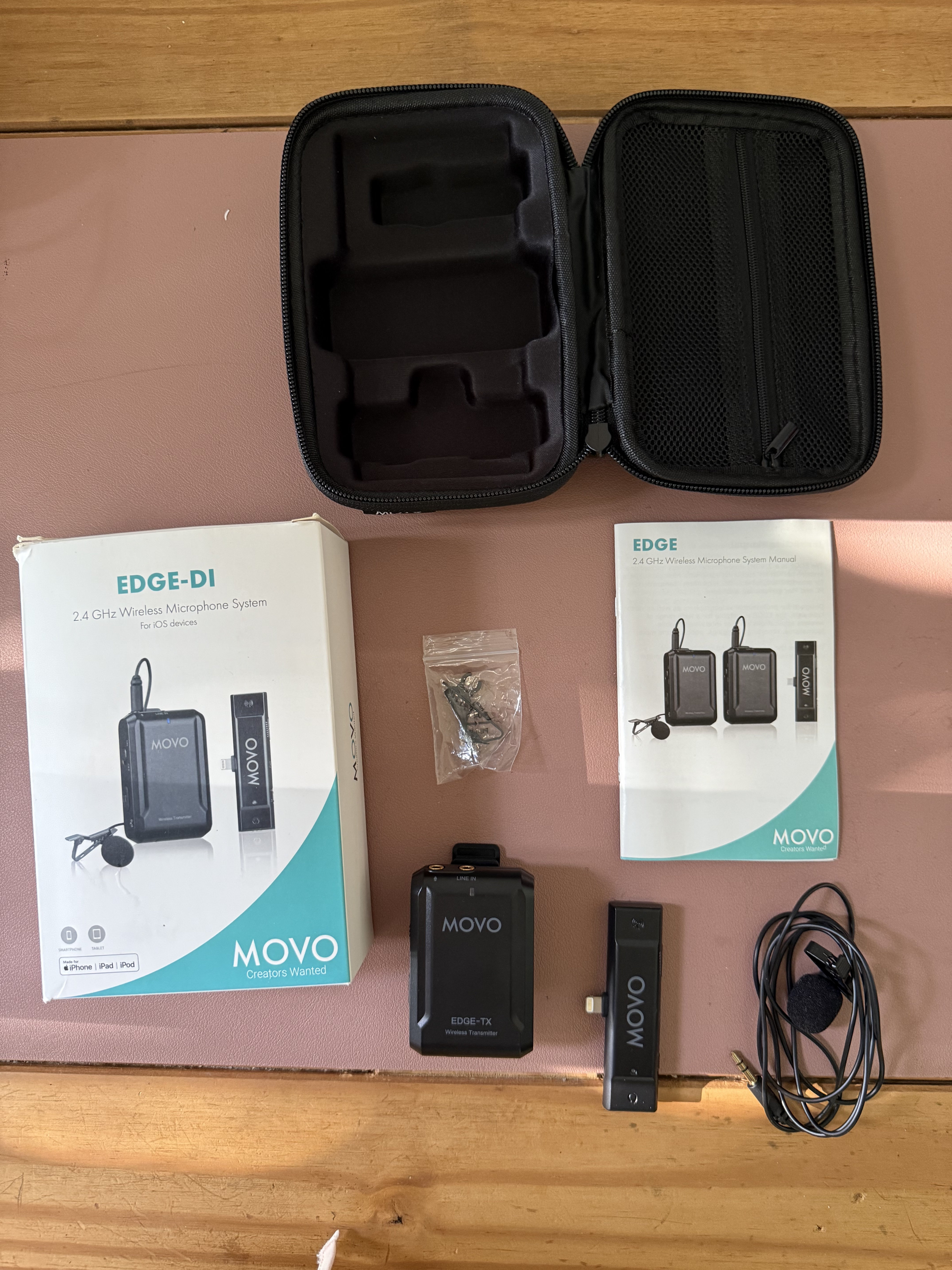 camaras y audio - Micrófono wireless Movo Edge UC 1