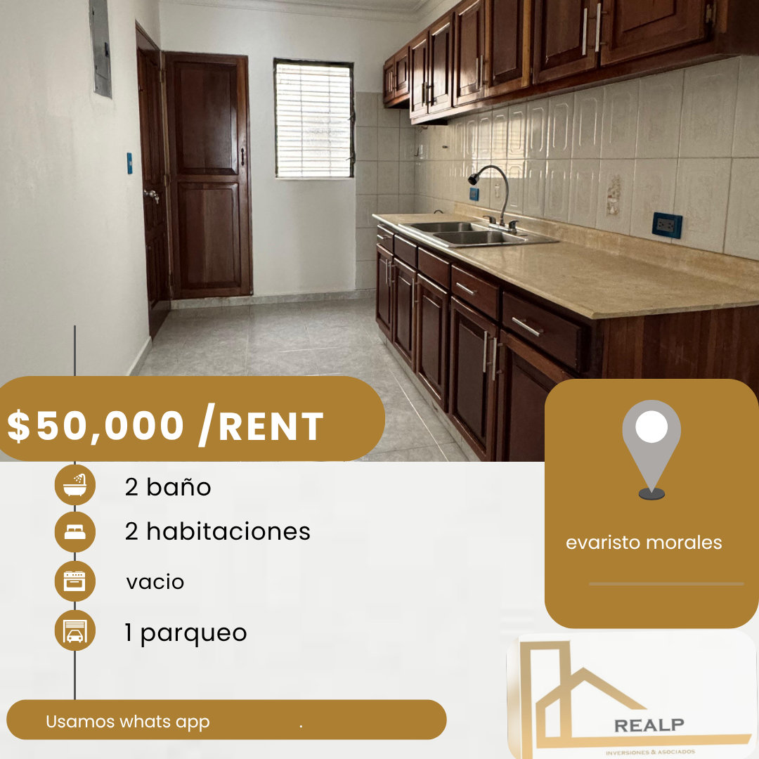 apartamentos - hermoso apartamento ubicado en Evaristo morales 