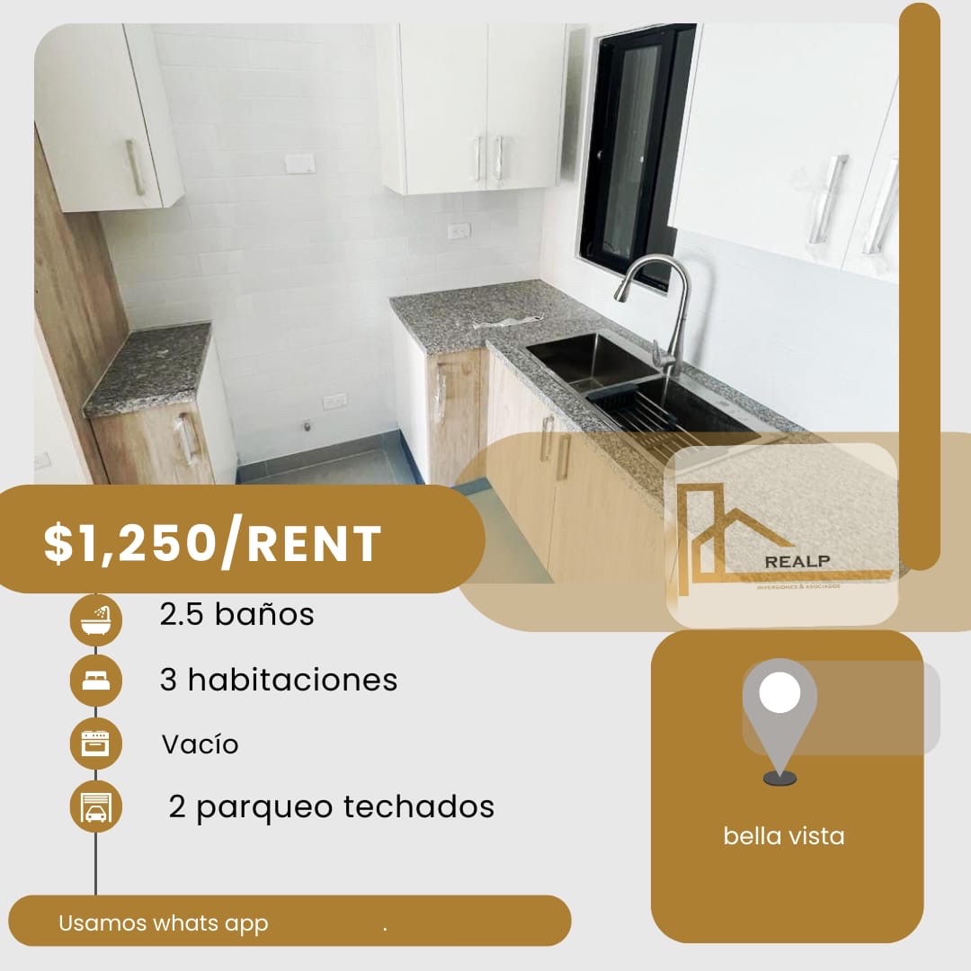 apartamentos - hermoso apartamento en una zona céntrica en bella vista 