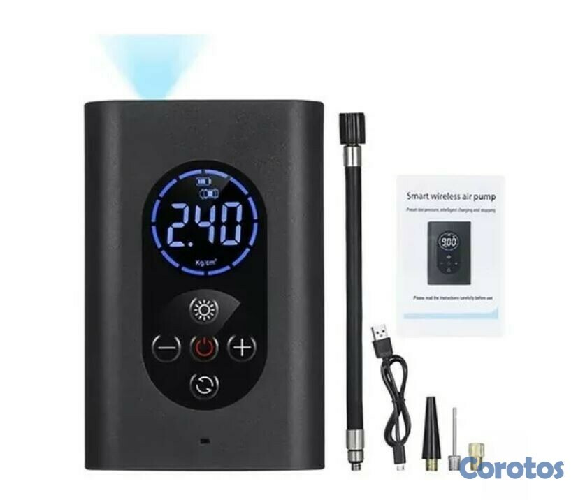 otros electronicos - BOMBA DE AIRE PORTATIL RECARGABLE M8 4