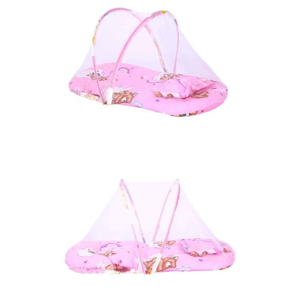 accesorios - Cuna de viaje para bebé, portátil, plegable, con mosquitera de verano.  5