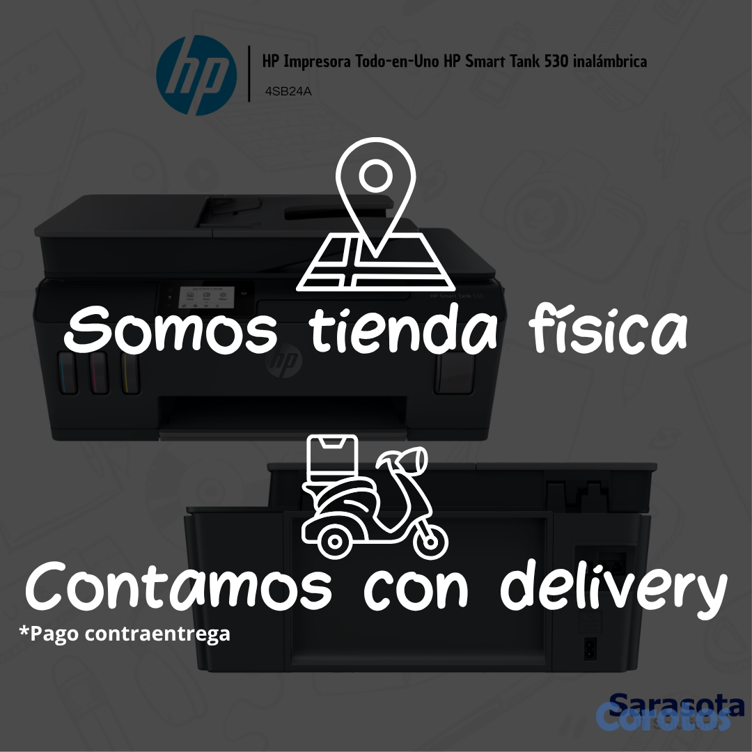 impresoras y scanners - HP Impresora Todo-en-Uno HP Smart Tank 530 inalámb 3