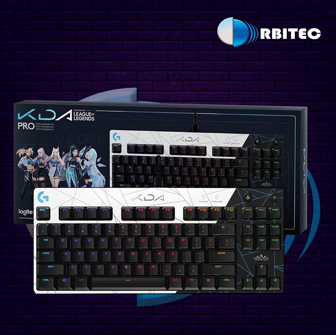 computadoras y laptops - TECLADO LOGITECH G PRO GAMING MECANICO, COLOR KDA, USB 2.0 LED BACKLIGHT RG