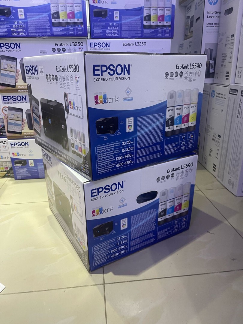 impresoras y scanners - Epson EcoTank L5590 Conexión al Celular Nueva Disponibles 5