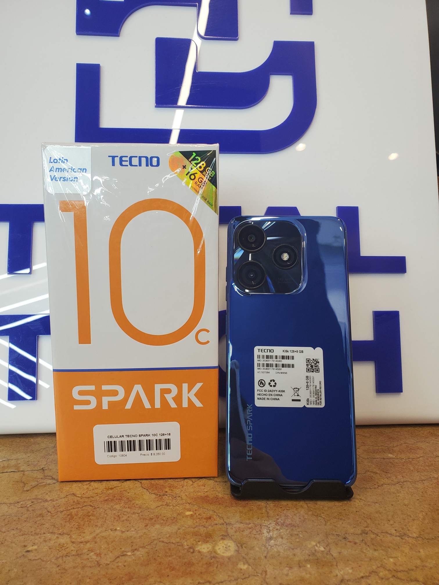 celulares y tabletas - Tecno 10c 128GB 16RAM
