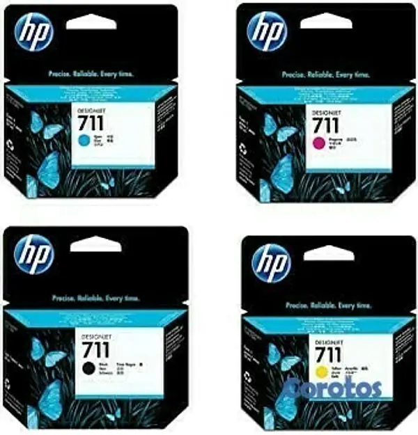 computadoras y laptops - CARTUCHO HP 711 TOTALMENTES ORIGINALES EN TODOS LOS COLORES,PARA  T120  T130 2