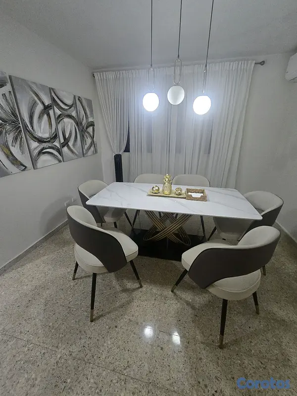 muebles y colchones - Comedor de 6 sillas 2