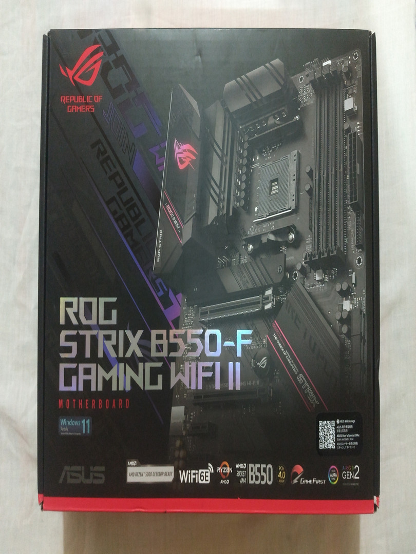 computadoras y laptops - Motherboard Asus ROG Strix B550-F Gaming WiFi II AMD AM4