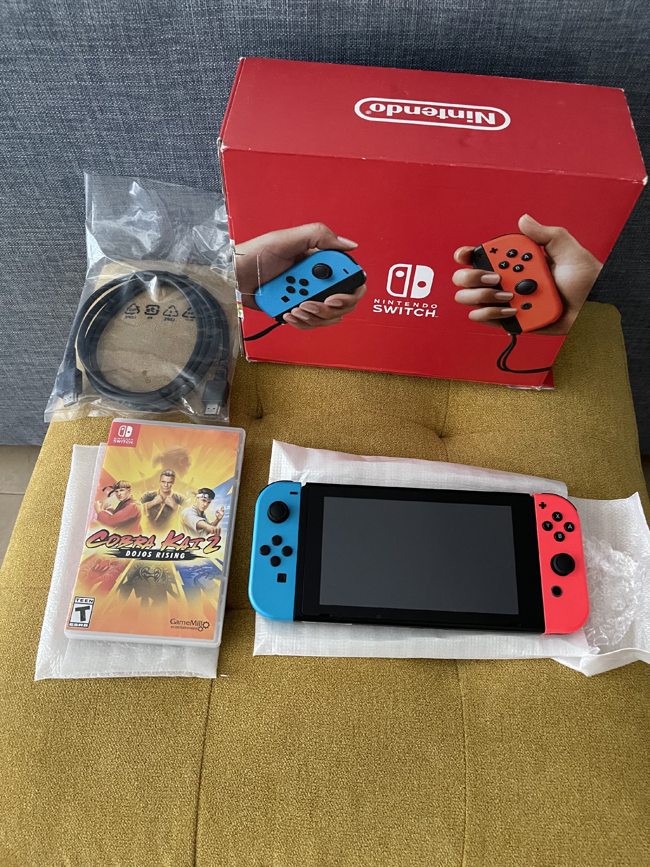 consolas y videojuegos - ventas Nintendo switch nuevo con un juego  1