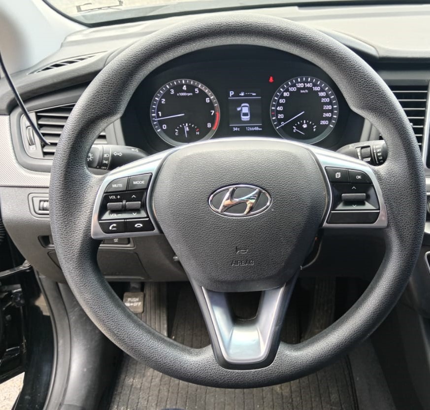 carros - HYUNDAI SONATA NEW RISE 2018 NEGRO GASOLINA 5