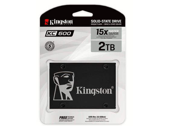 computadoras y laptops - DISCO DE ESTADO SOLIDO KINGSTON SSD 2048GB, (2TB) 2.5", SATA REV. 3.0, 550 MB/S 