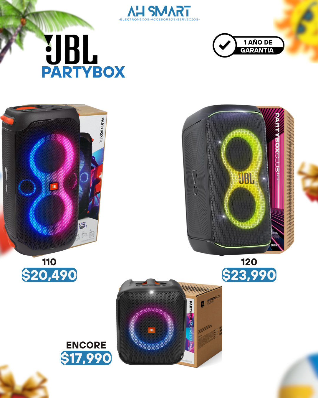camaras y audio - PartyBox (On The Go, 120, Encore)  0
