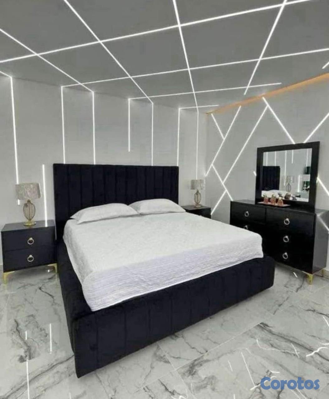 muebles y colchones - Juegos de aposento en varios colores disponibles 