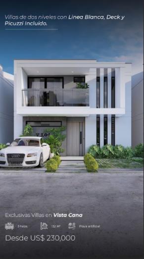 casas vacacionales y villas - Venta de Villas en Vista  Cana Republica Dominicana 1