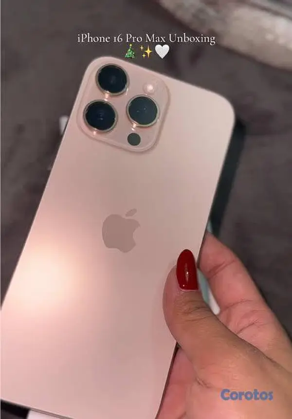 celulares y tabletas - Vendo iPhone 16 pro Max de 512gb con garantía Apple aún vigente como nuevo  2