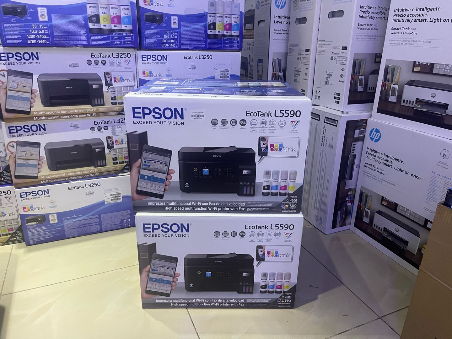 impresoras y scanners - Epson EcoTank L5590 Conexión al Celular Nueva Disponibles 6
