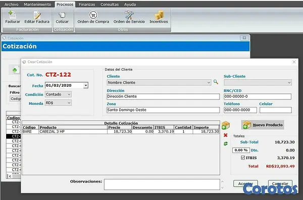 servicios profesionales - Programa (Software) de Facturación punto de venta 9
