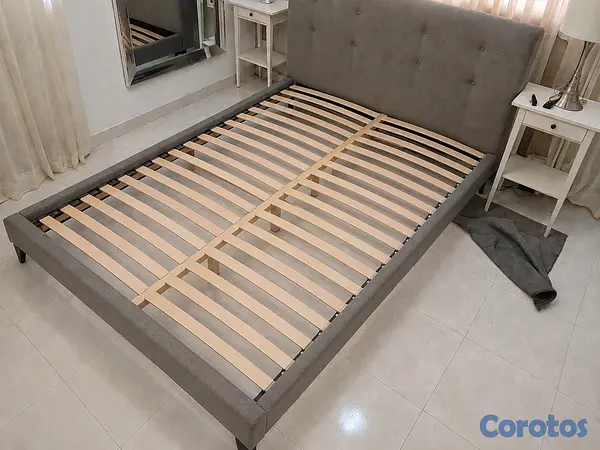 muebles y colchones - cama queen  2