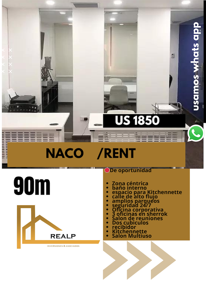 oficinas y locales comerciales - Local céntrico y amoblado en Naco  0