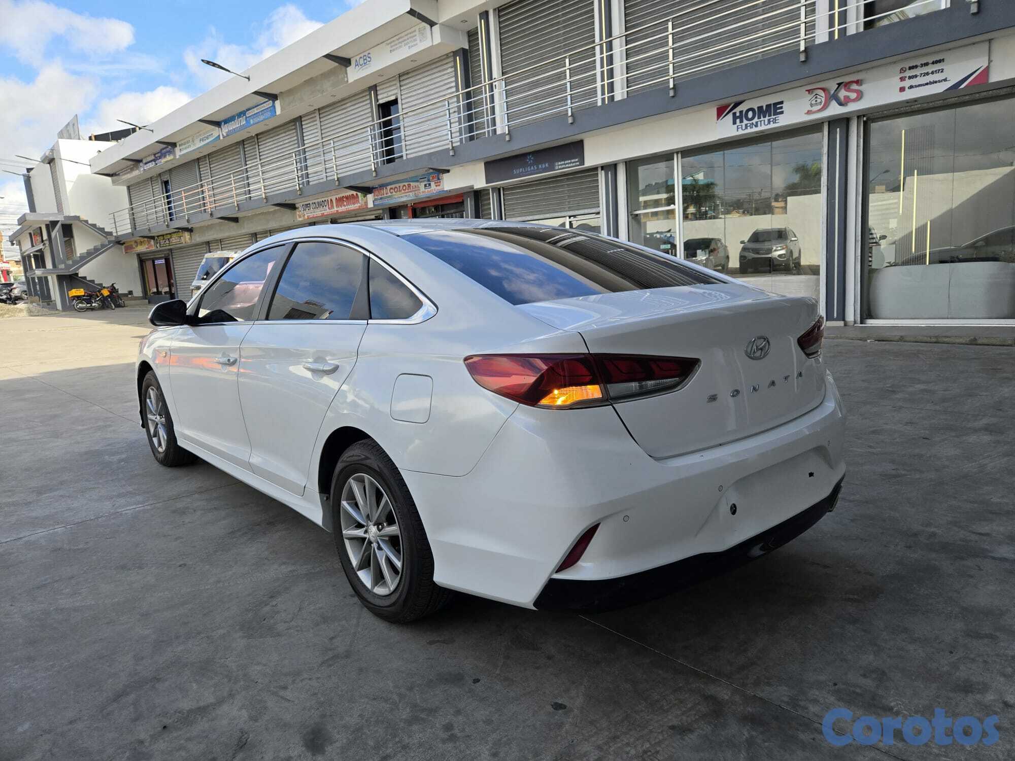 carros - HYUNDAI SONATA NEW RISE 2018 BLANCO 7
