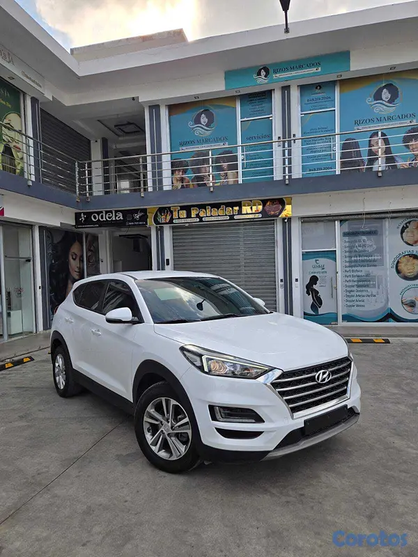 jeepetas y camionetas - HYUNDAI TUCSON 2020 BLANCO DIESEL 2