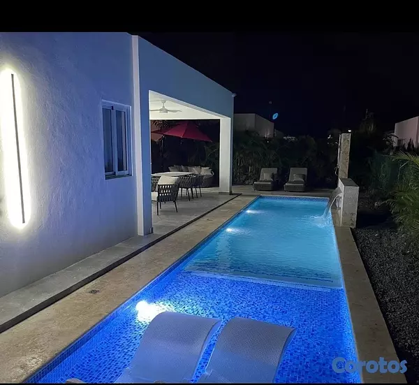 casas vacacionales y villas - Lujosa Villa en Venta & Renta Vista Cana 9