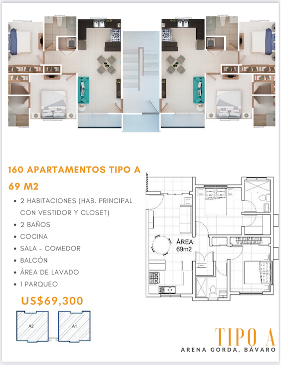 apartamentos - Apartamentos en Venta en Punta Cana Cerca de la Playa- Apartamento en Punta Cana 4
