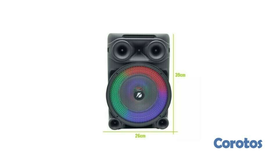 otros electronicos - Bocina portatil de 8 pulgadas con microfono KTS-1566 3