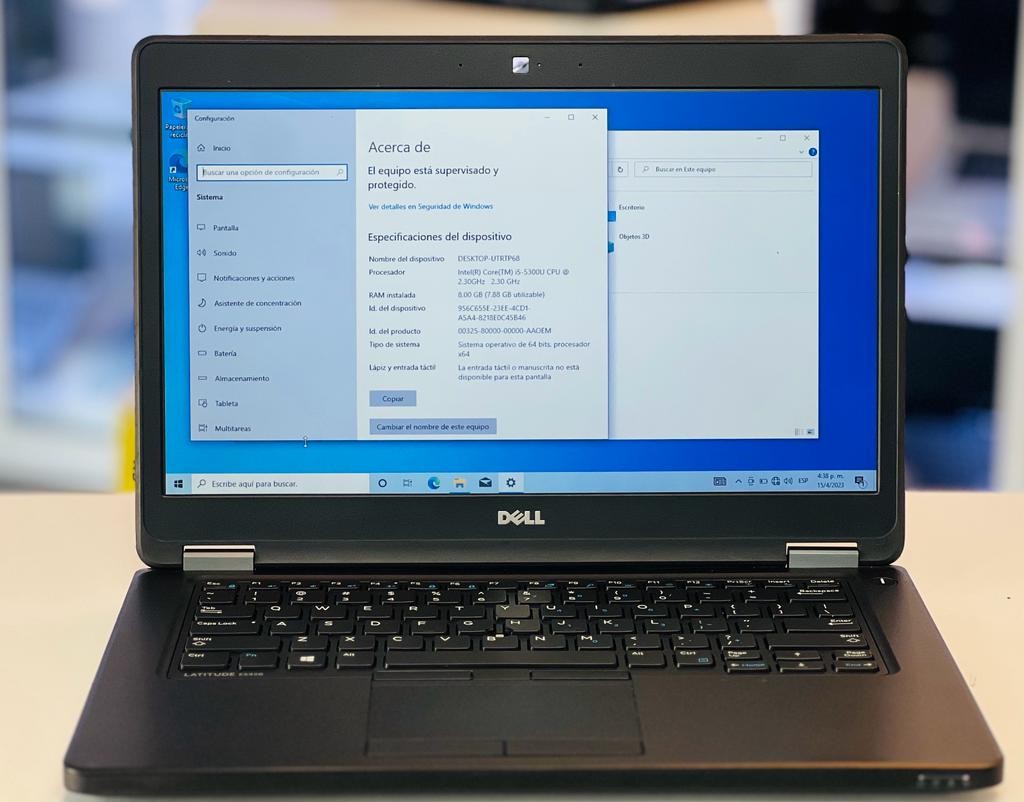 computadoras y laptops - Laptop Dell Latitude 5450 i5 5ta 8GB RAM , 500GB HDD 4