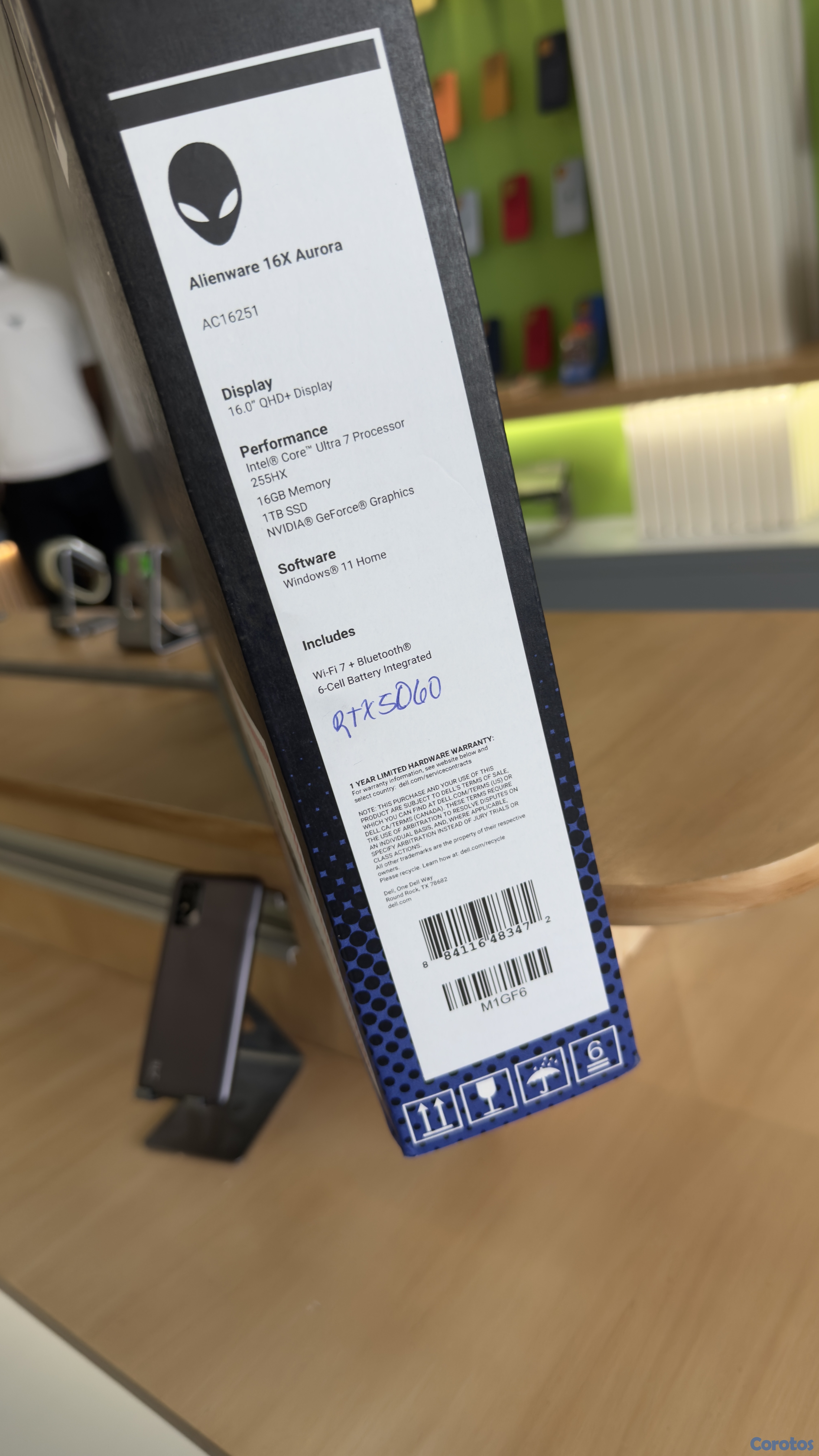 computadoras y laptops - Alienware 16x aurora 16 pulgada ultra 7 16Gb de ram 1Tb SSD RTX5060 2