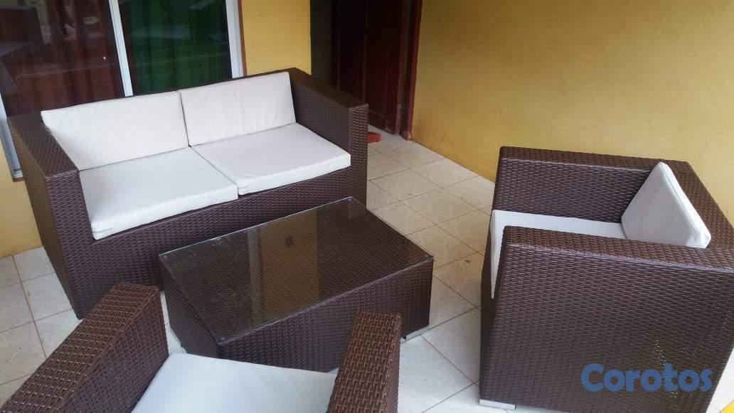 muebles y colchones - muebles en mimbres sintetico 1