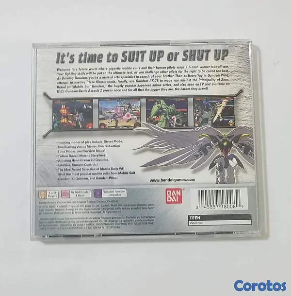 consolas y videojuegos - Gundam: Battle Assault 2 de PlayStation 1 (PS1)  3
