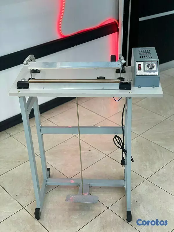 equipos profesionales - Selladora manual de bolsas Empaquetadora pedal 16 pulgadas envasadora de fundas 3