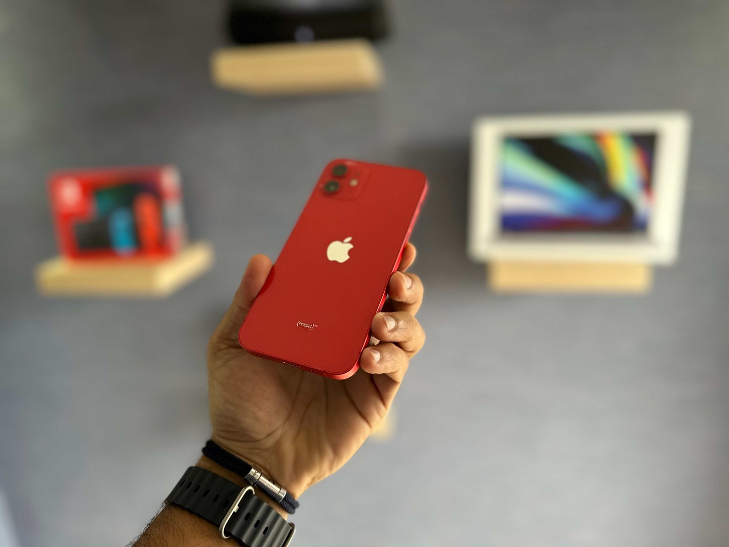 celulares y tabletas - iPhone 12 64GB Rojo (Product) impecable, Desbloqueado, Clean imei $ 22,500 NEG