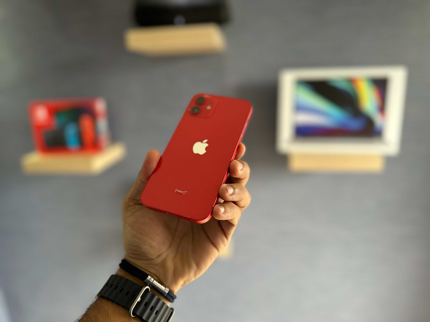celulares y tabletas - iPhone 12 64GB Rojo (Product) impecable, Desbloqueado, Clean imei $ 22,500 NEG 1
