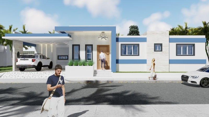 casas - Moderna casa en construcción lista en 60 días con financiamiento disponible 
