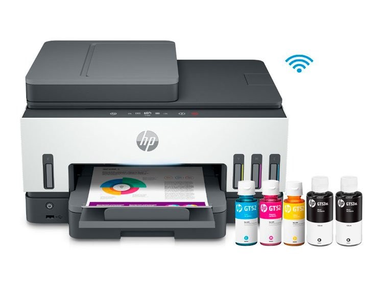 impresoras y scanners - MULTIFUNCI HP CON BOTELLA DE TINTA DE FABRICA,Wi-Fi, dupplex,printer,copia,scane