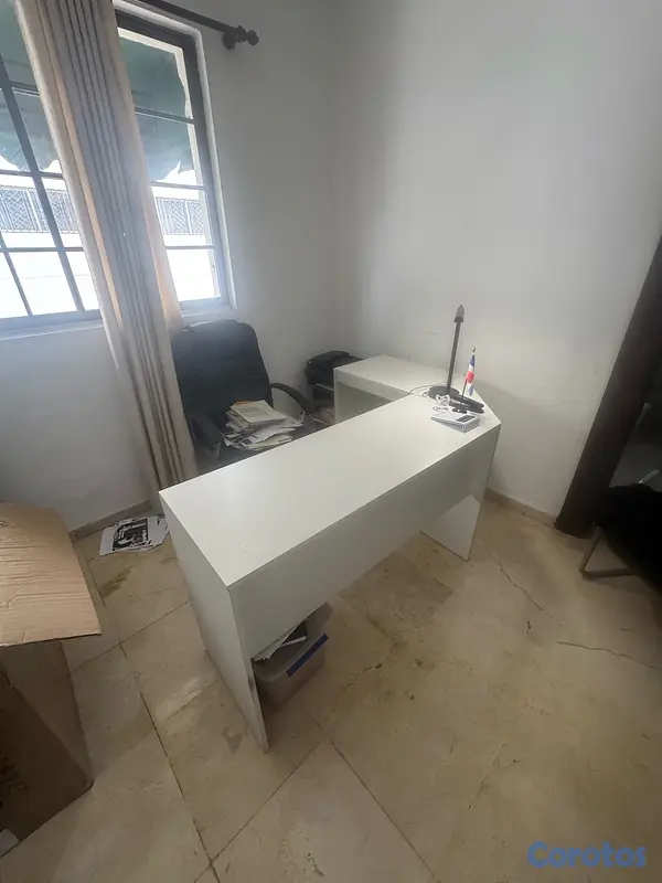 decoración y accesorios - Escritorio blanco IKEA  2