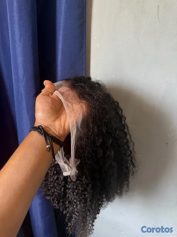salud y belleza - peluca curly -nueva  2