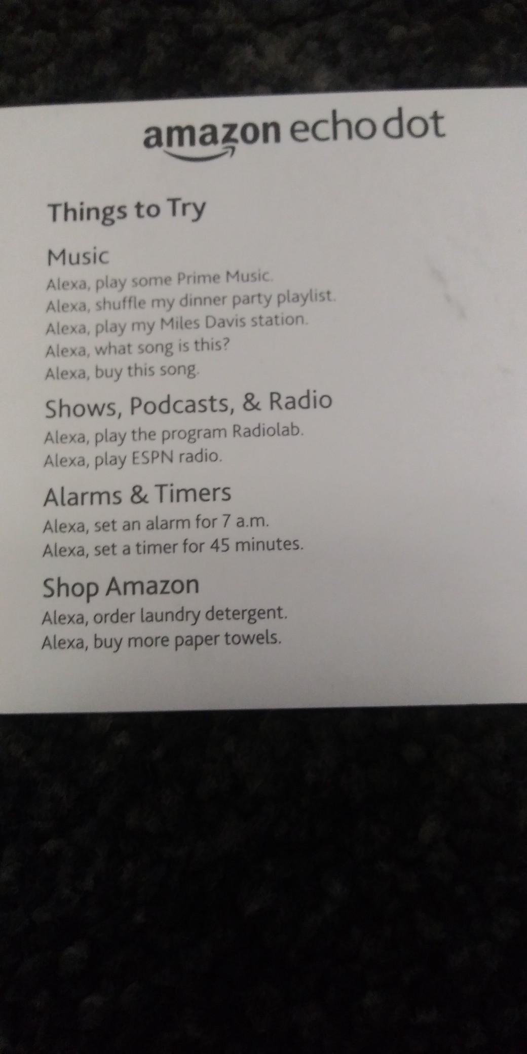 camaras y audio - Amazon Echo dot(alta voz inteligente) 1