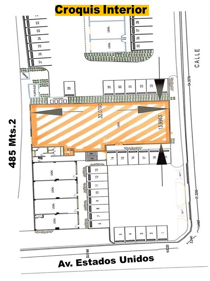 oficinas y locales comerciales - Local Comercial de 485 Mts.2 en BAVARO,  Av Estados Unidos de BAVARO, Punta Cana 6
