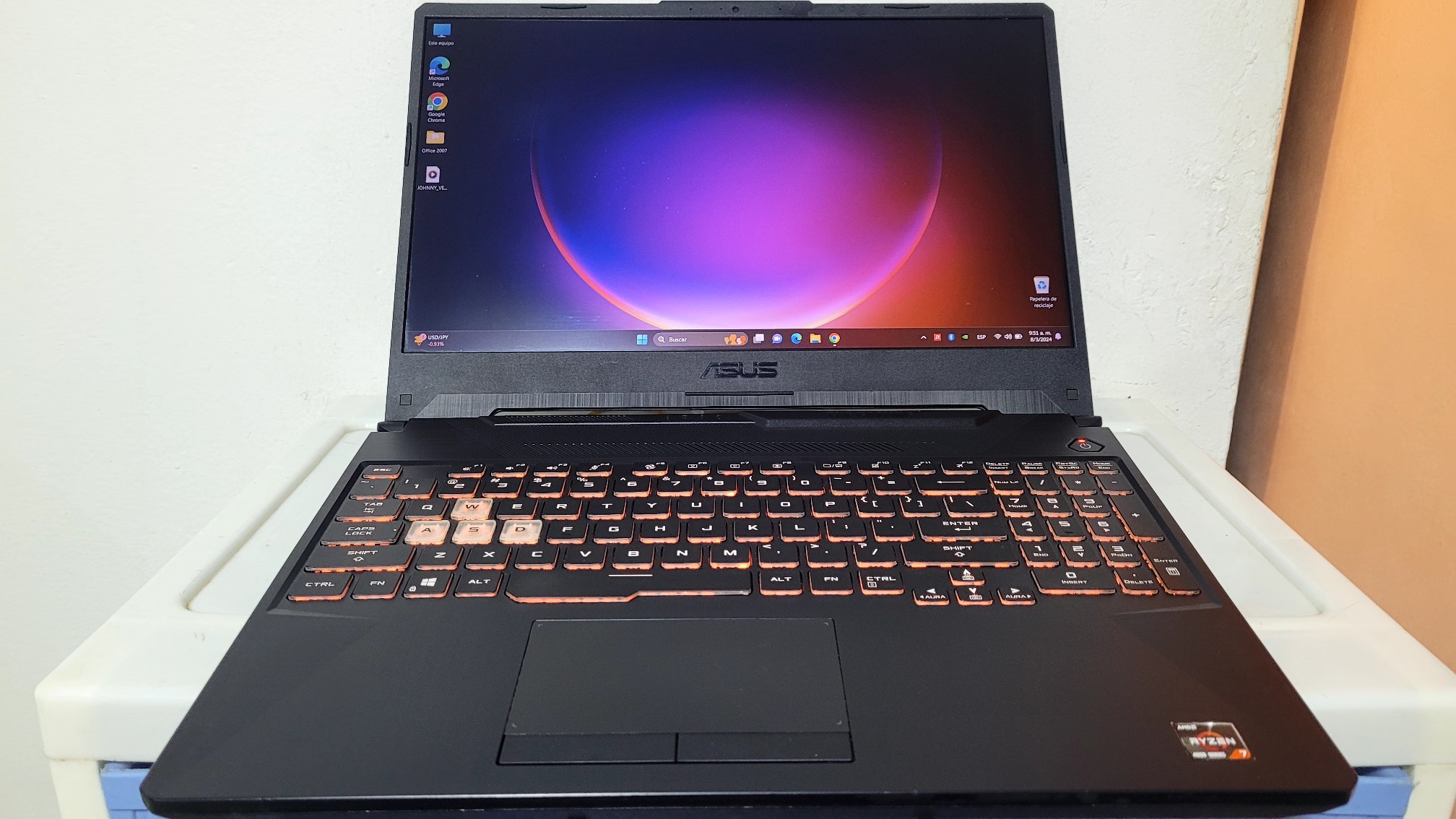 computadoras y laptops - Asus Tuf Gaming Ryzen 7 Ram 16gb ddr4 Disco 512gb Solido nVidea 1660Ti 6gb