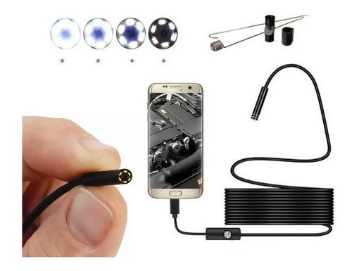 otros electronicos - Camara Endoscopica USB Boroscopio Camara de inspeccion Android endoscopio 2 mts 2