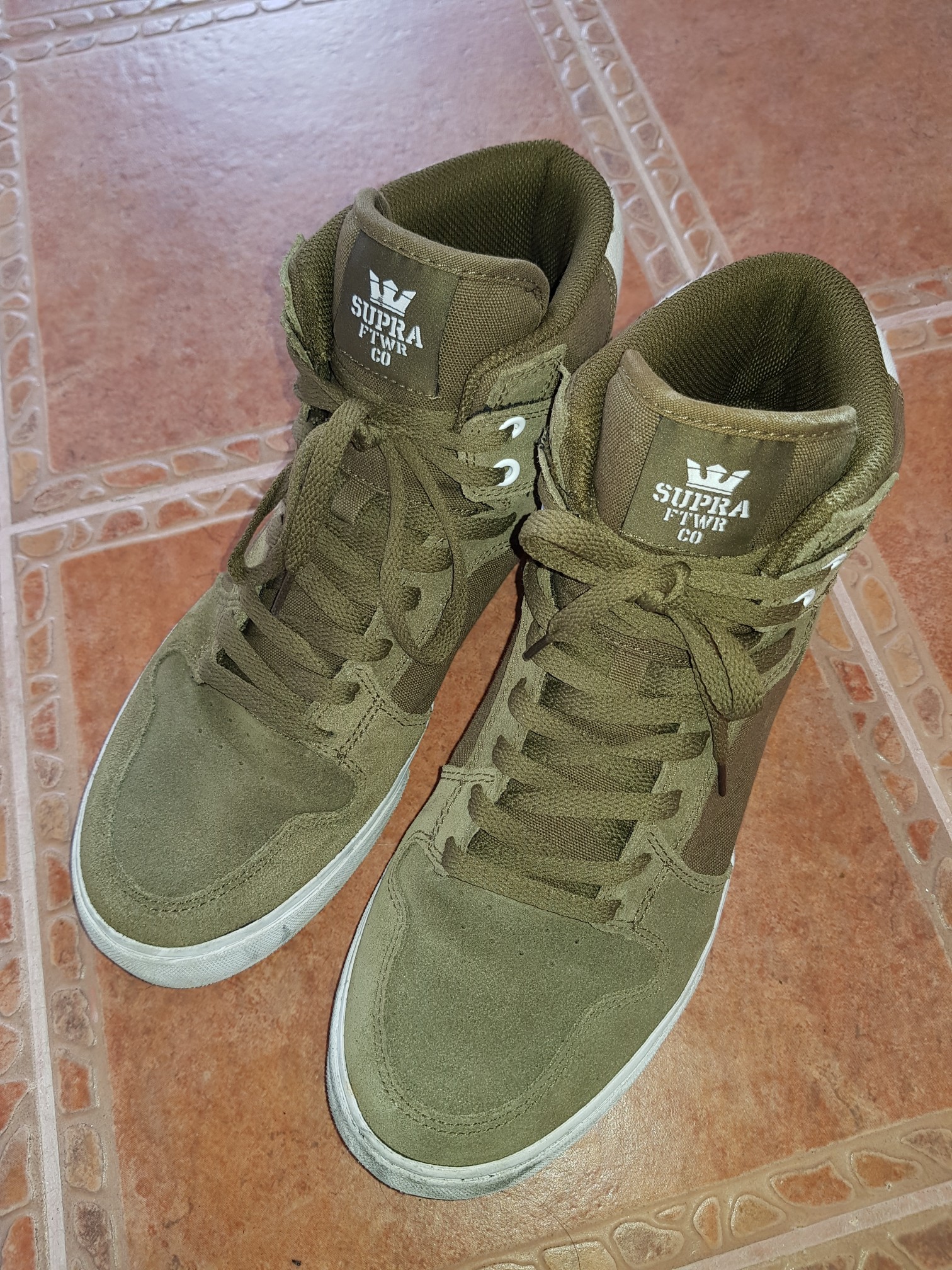 zapatos para hombre - Supra Vaider Green Olive ORIGINAL (color discontinuado)