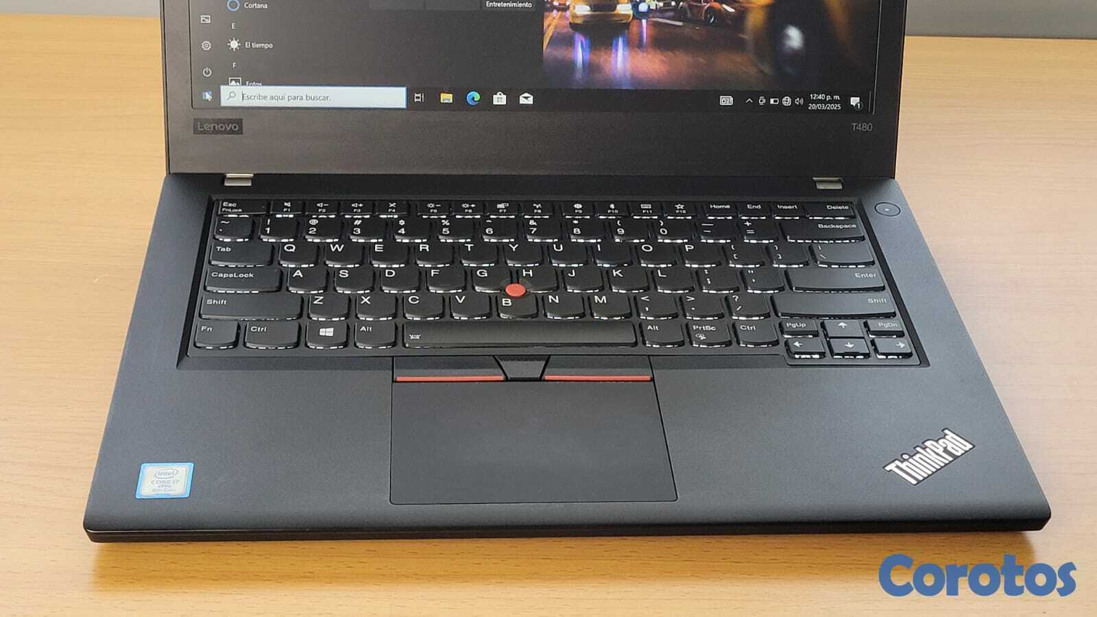computadoras y laptops - Laptop Lenovo T480 i7 i5 8va 14 PLG  2