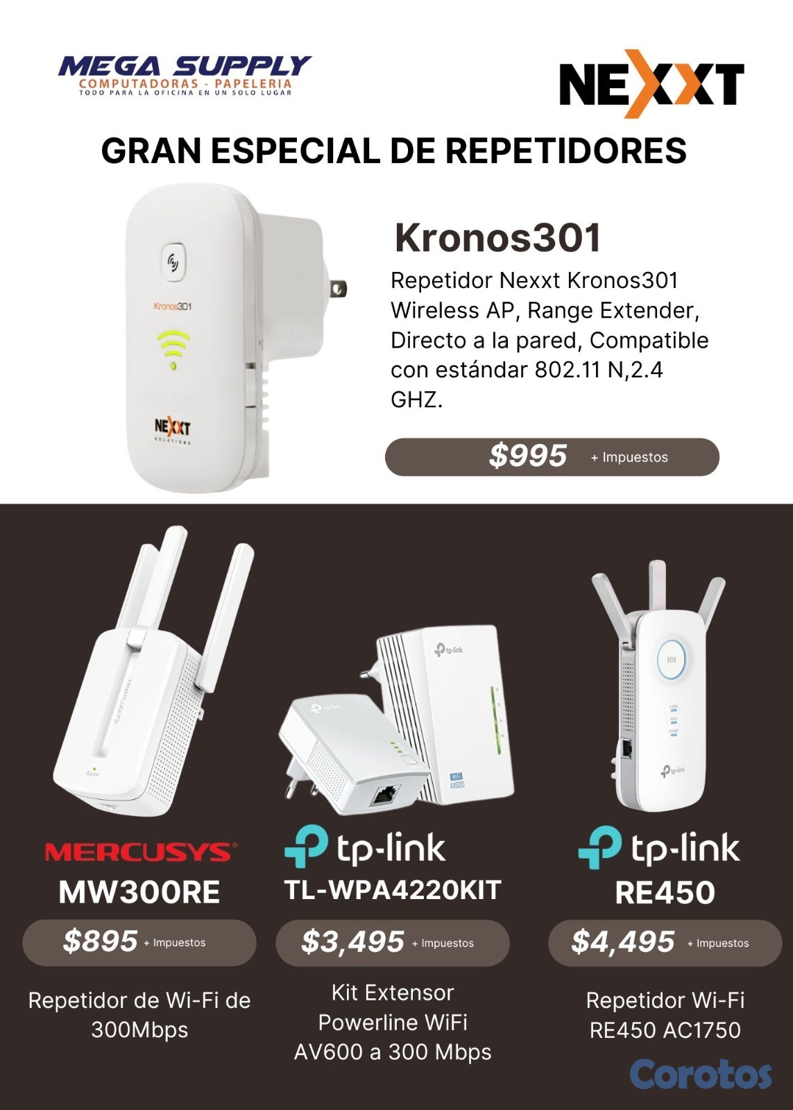 impresoras y scanners - IMPRESORAS ,MULTIFUNCIONALES,ROUSTER ,REPETIDORES  3