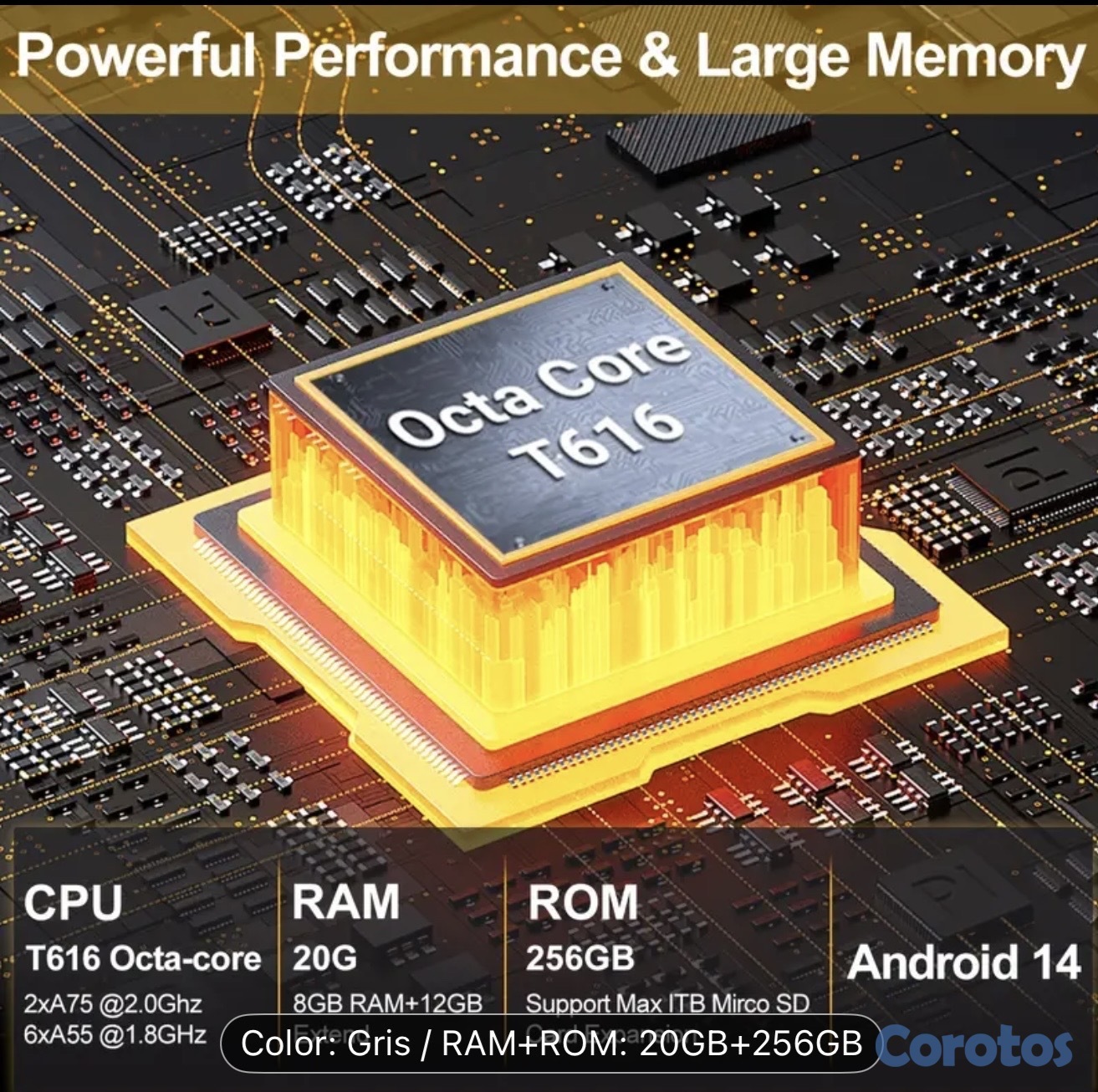 celulares y tabletas - table de 20 gb RAM y 256 de memoria disco de 12 pulgadas  3