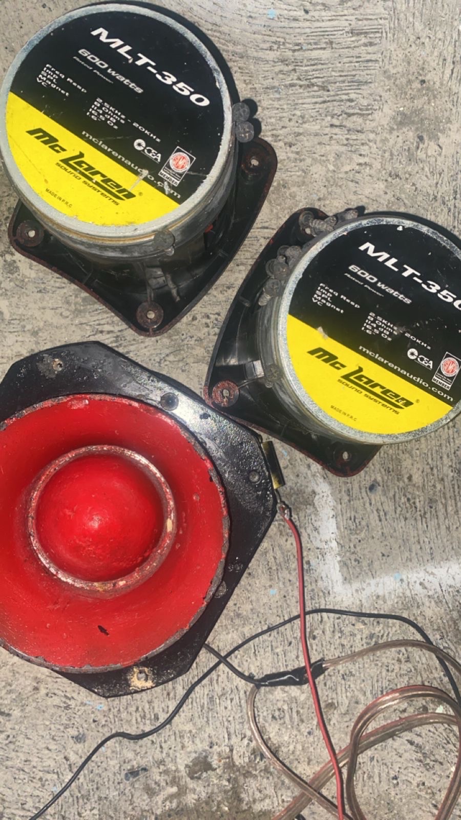 camaras y audio - Driver + tweeter 600W + 2bajo Usado en buenas condiciones  3