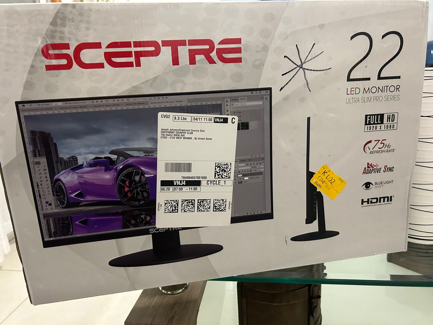 tv - Sceptre Nuevo monitor LED FHD de 22 pulgadas 75Hz HDMI VGA (en su caja) 2