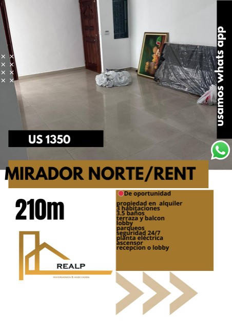 apartamentos - Apartamento vacío en mirador norte 0